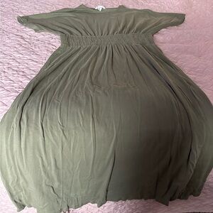 H&M Green maxi dress